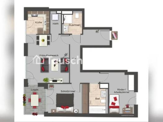 Wohnung zur Miete Tauschwohnung 1.540 € 3 Zimmer 80 m² 3. Geschoss Nord 22767
