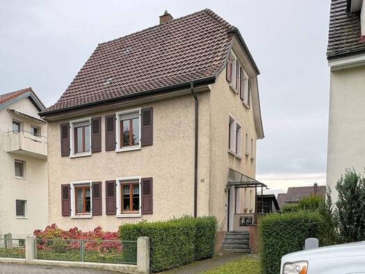 Mehrfamilienhaus zum Kauf 395.000 € 6 Zimmer 124,9 m² 608 m² Grundstück Kraftwerkstraße 22 Wyhlen Grenzach-Wyhlen / Wyhlen 79639