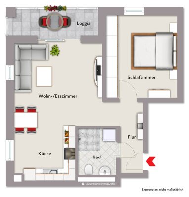 Wohnung zum Kauf provisionsfrei 323.000 € 2 Zimmer 62 m² 1. Geschoss Musikerviertel Schweinfurt 97424