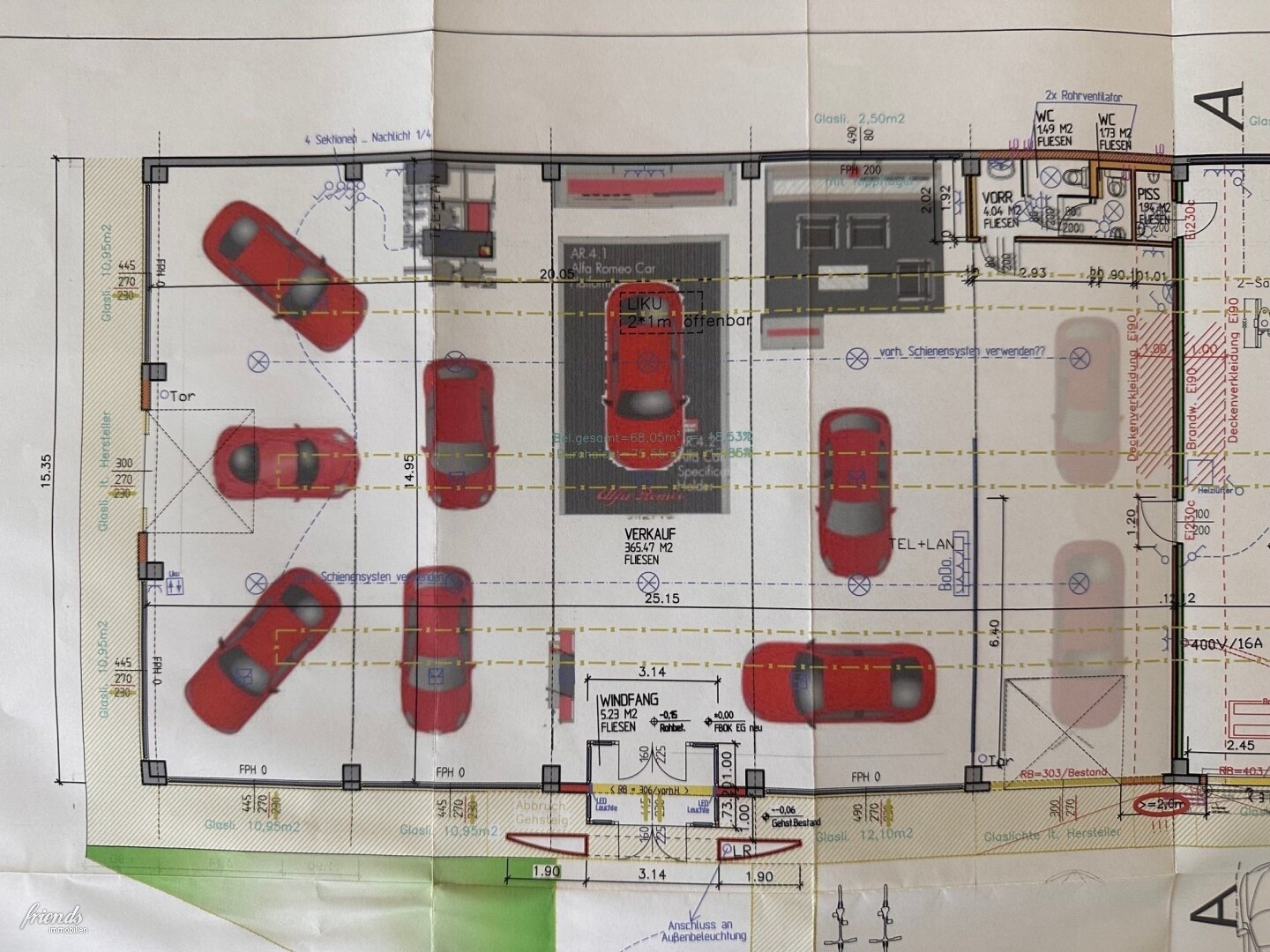 Lagerhalle zur Miete 2,75 € 380 m²<br/>Lagerfläche Kornfeldgasse Tribuswinkel 2512