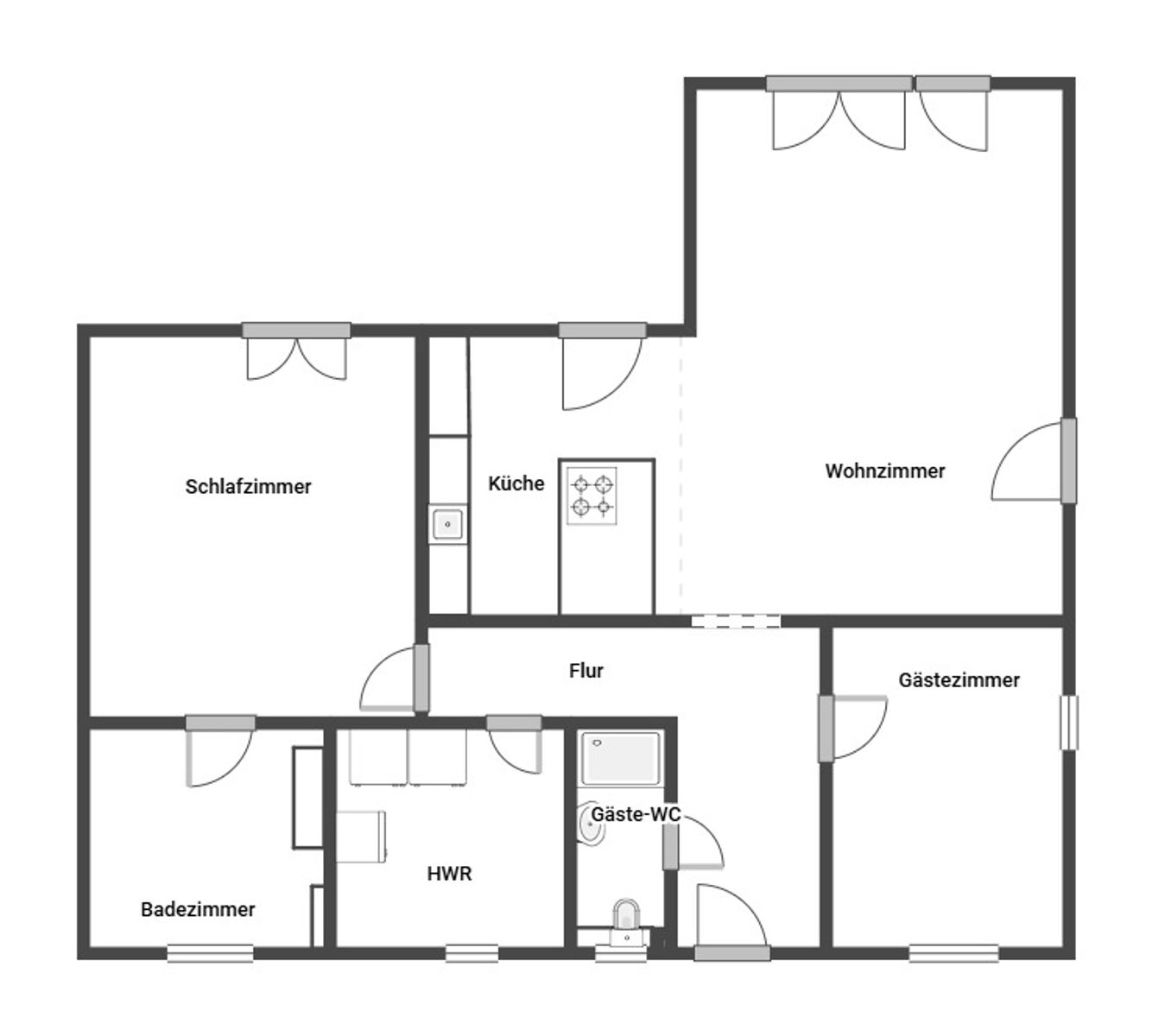 Einfamilienhaus zum Kauf 420.000 € 3 Zimmer 110,1 m²<br/>Wohnfläche 653,1 m²<br/>Grundstück Leck Leck 25917