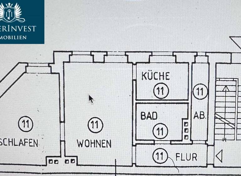Wohnung zum Kauf 70.000 € 2 Zimmer 46,7 m² 1. Geschoss Alte Neustadt Magdeburg 39106