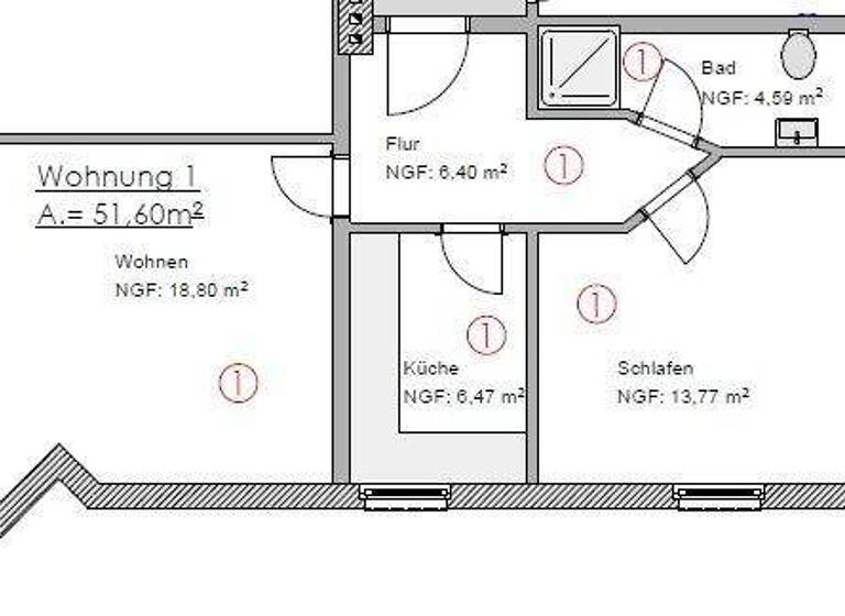 Wohnung zum Kauf 159.900 € 2 Zimmer 52 m² Talstr. West Jena 07743