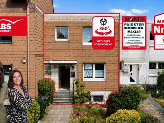 Reihenmittelhaus zum Kauf 249.000 € 4 Zimmer 104 m² 187 m² Grundstück Holthausen Herne 44627