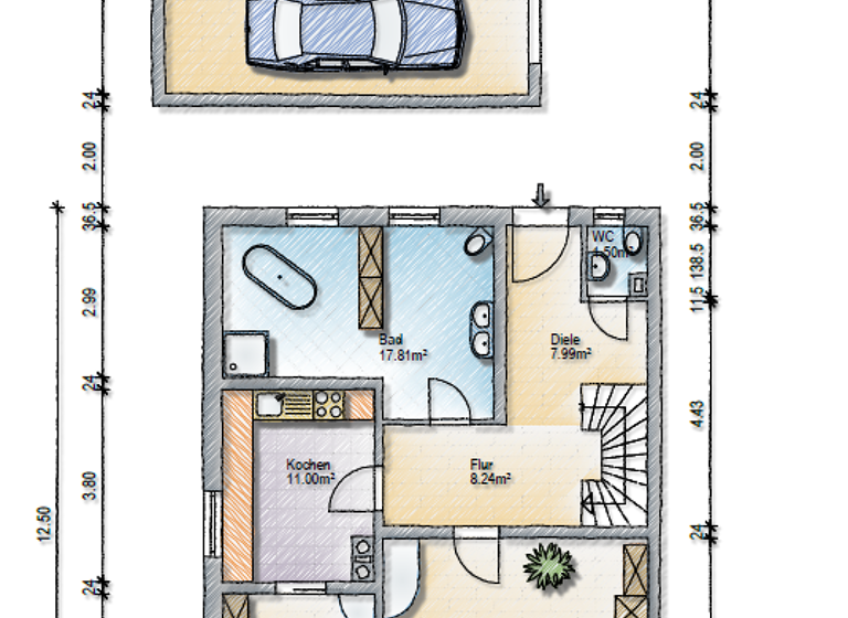 Doppelhaushälfte zum Kauf provisionsfrei 529.000 € 6,5 Zimmer 226 m² 471 m² Grundstück frei ab sofort Kleinaitingen 86507