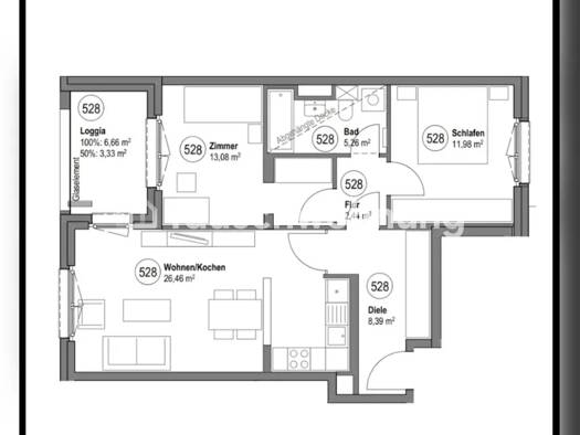 Wohnung zur Miete Tauschwohnung 1.390 € 3 Zimmer 70 m² 3. Geschoss Griesheim West 60326