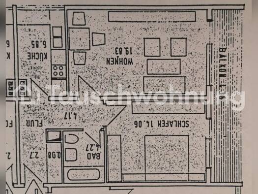 Wohnung zur Miete Tauschwohnung 1.108 € 2 Zimmer 60 m² 10. Geschoss Braunsfeld Köln 50933