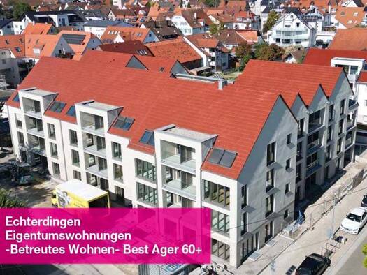 Wohnung zum Kauf 346.110 € 1,5 Zimmer 46 m² 1. Geschoss Echterdingen Leinfelden-Echterdingen 70771