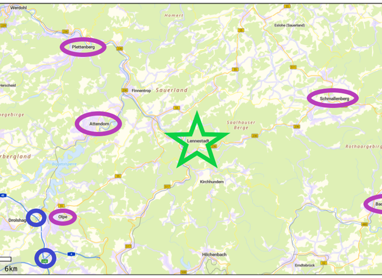 Freifläche zum Kauf 1.250.000 € 8.500 m² Lagerfläche Grevenbrück Lennestadt 57368
