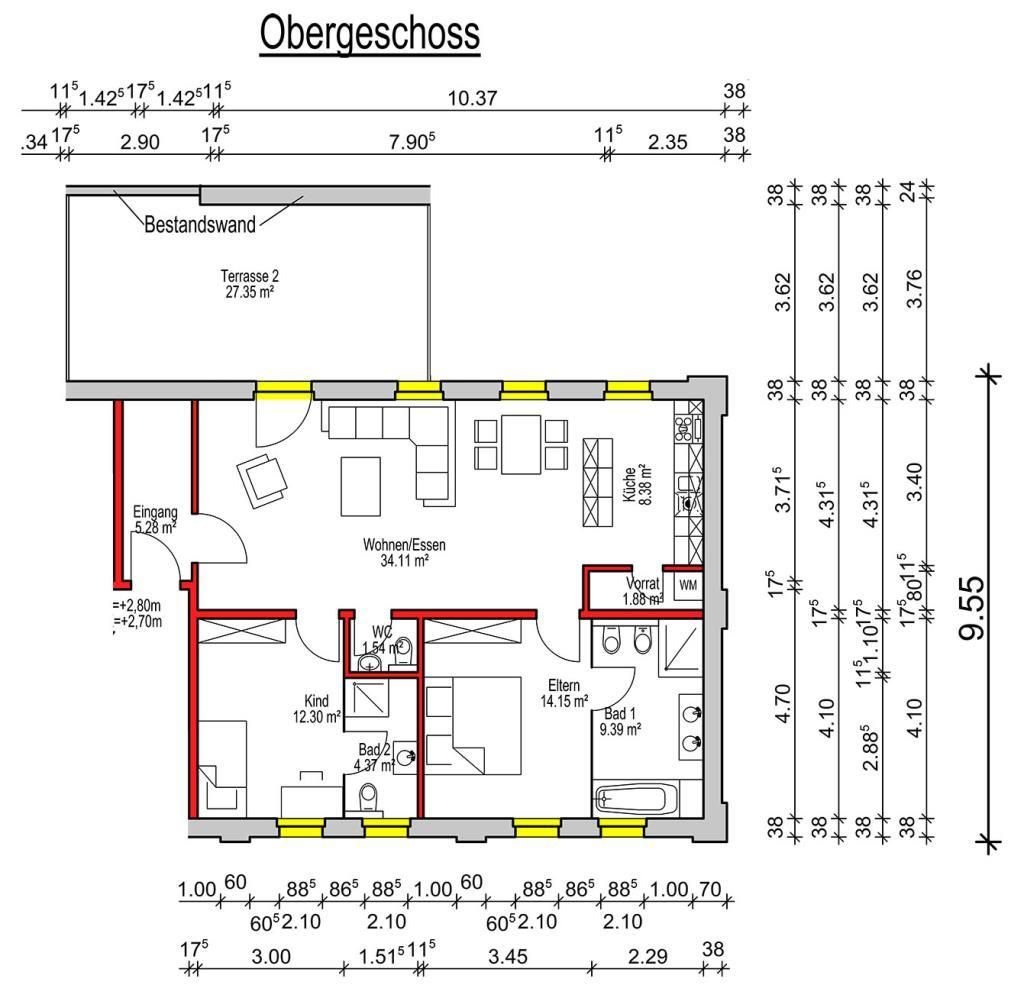 Wohnung zum Kauf 415.000 € 3 Zimmer 96,7 m²<br/>Wohnfläche Katzwang / Reichelsdorf Ost / Reichelsdorfer Kelle Nürnberg 90455