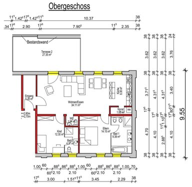 Wohnung zum Kauf 415.000 € 3 Zimmer 96,7 m² Katzwang / Reichelsdorf Ost / Reichelsdorfer Kelle Nürnberg 90455