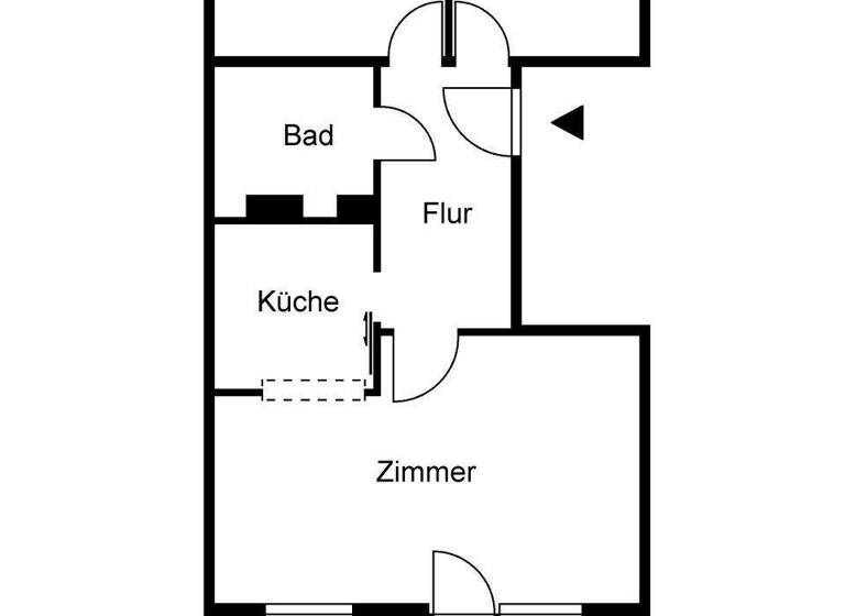 Wohnung zur Miete 340 € 3 Zimmer 58,6 m² EG Moskauer Straße 11 Frankfurt Frankfurt (Oder) 15234