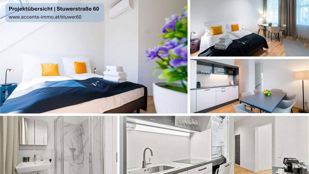 Studio zum Kauf - Erstbezug 146.140 € 1 Zimmer 30 m² 1. Geschoss Stuwerstraße 60 Wien 1020