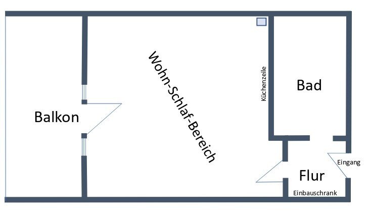 Wohnung zum Kauf 125.000 € 1 Zimmer 32,1 m²<br/>Wohnfläche 4.<br/>Geschoss Dörnigheim Maintal / Dörnigheim 63477