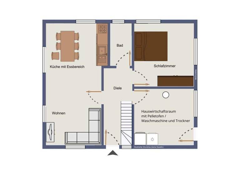 Einfamilienhaus zum Kauf 298.000 € 6 Zimmer 138 m² 747 m² Grundstück Hausen 63840