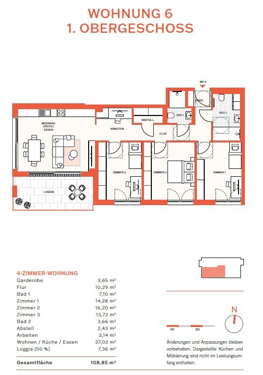 Wohnung zum Kauf 898.782 € 4 Zimmer 108,9 m²<br/>Wohnfläche Thon Nürnberg 90425