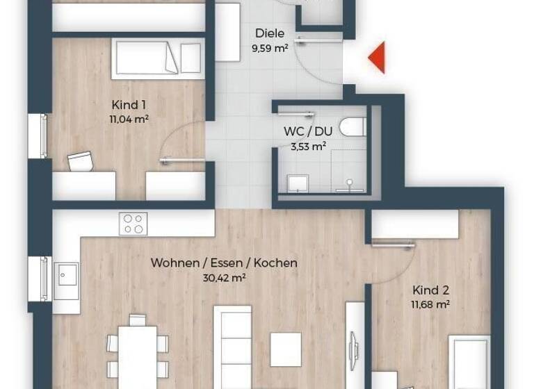 Terrassenwohnung zum Kauf provisionsfrei 816.801 € 4 Zimmer 97,3 m²<br/>Wohnfläche EG<br/>Geschoss Bischofsweiherstraße 34 Dechsendorf Erlangen 91056