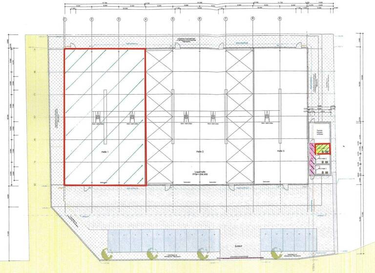 Lagerhalle zur Miete 2.590 € 532 m² Lagerfläche Mendt Buchholz 53567