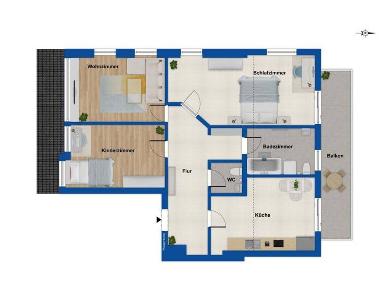 Wohnung zum Kauf 249.000 € 3 Zimmer 95 m² Immendingen 78194