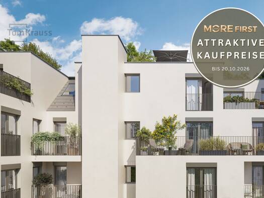 Terrassenwohnung zum Kauf - Neubau 624.300 € 2 Zimmer 55,1 m² 3. Geschoss Wien 1020