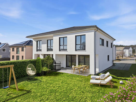 Doppelhaushälfte zum Kauf - Erstbezug provisionsfrei 640.000 € 5 Zimmer 141 m² 303 m² Grundstück Beelitz Beelitz 14547