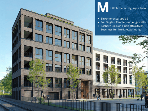Maisonette zur Miete - Erstbezug 314 € 1,5 Zimmer 36 m² 3 Geschosse frei ab 01.03.2027 Ostenviertel Regensburg 93055