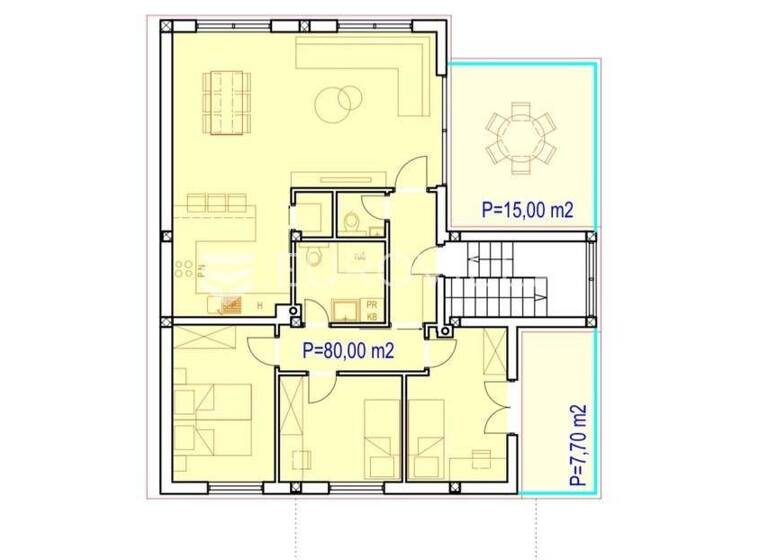 Wohnung zum Kauf 150.000 € 3 Zimmer 97 m² 2. Geschoss Dakovo Djakovo 31400