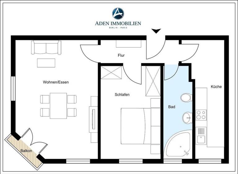 Wohnung zum Kauf 329.000 € 2 Zimmer 56,9 m² 3. Geschoss Fanningerstr 53 Lichtenberg Berlin 10365