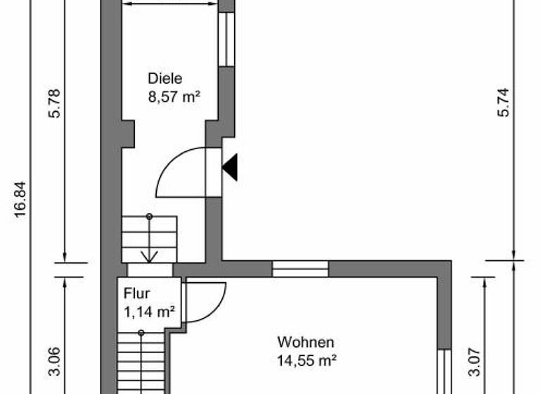Doppelhaushälfte zum Kauf 249.000 € 2 Zimmer 77 m² 992 m² Grundstück frei ab sofort Siedlung Neuglück 15 Nietleben Halle (Saale)-Nietleben 06126