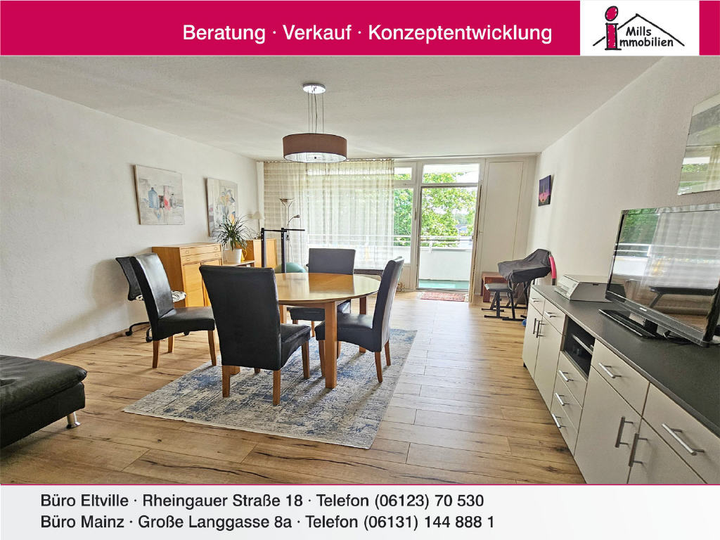 Wohnung zum Kauf 269.000 € 3 Zimmer 87 m²<br/>Wohnfläche 2.<br/>Geschoss Erbach Eltville am Rhein 65346