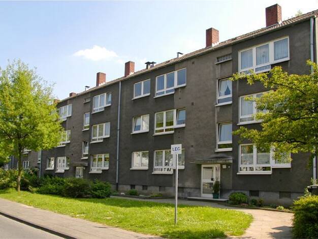Wohnung zur Miete 439 € 2,5 Zimmer 54 m² 1. Geschoss frei ab 16.10.2026 Am Kreyenbergshof 30 Röttgersbach Hamborn 47167