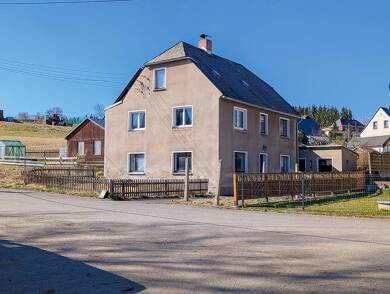 Einfamilienhaus zur Versteigerung 9.000 € 230 m² 830 m² Grundstück Freiberger Straße 443 Pfaffroda Pfaffroda 09526