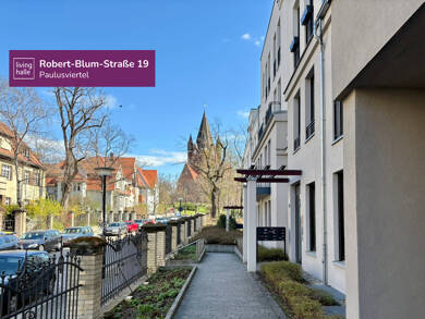 Wohnung zur Miete 925 € 2 Zimmer 66 m² 1. Geschoss frei ab sofort Robert-Blum-Straße 19 Paulusviertel Halle 06114