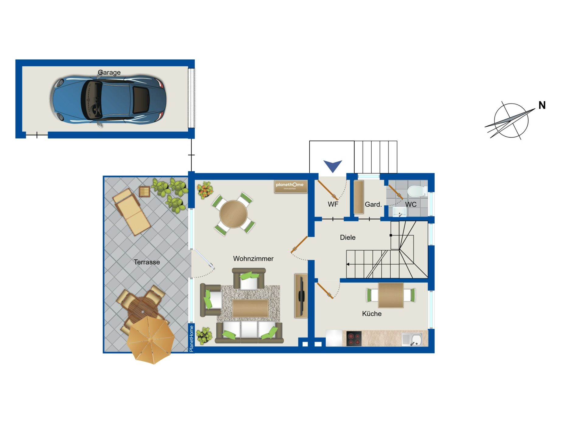 Doppelhaushälfte zum Kauf 339.000 € 4 Zimmer 90,4 m²<br/>Wohnfläche 454 m²<br/>Grundstück Tiefenbroich Ratingen 40880