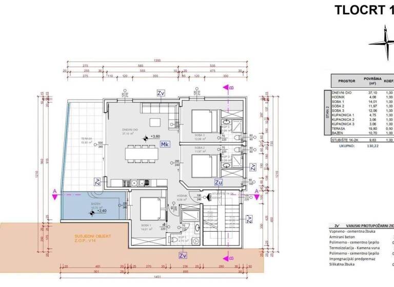 Wohnung zum Kauf 810.000 € 4 Zimmer 110 m² 1. Geschoss Grebastica, Sibenik - Okolica Sibenik