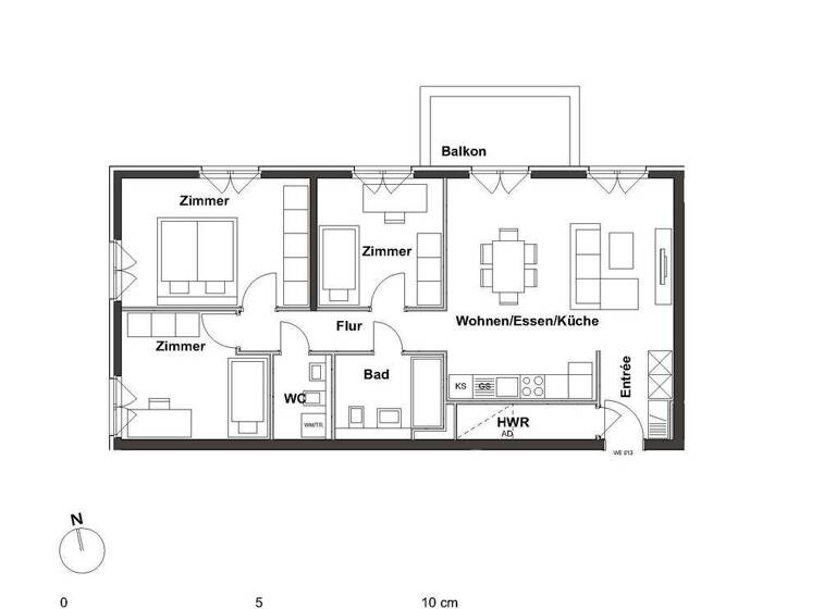 Wohnung zur Miete 1.399 € 4 Zimmer 90,5 m² 1. Geschoss Abendseglersteig 74 Wilhelmshagen Berlin 12589