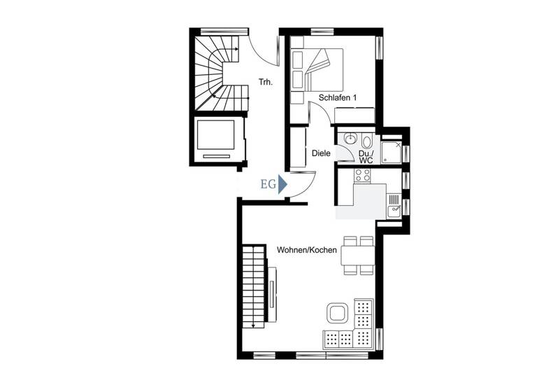 Maisonette zum Kauf - Erstbezug provisionsfrei 649.000 € 3 Zimmer 89 m² Niederstrasse 6 Glienicke/Nordbahn 16548