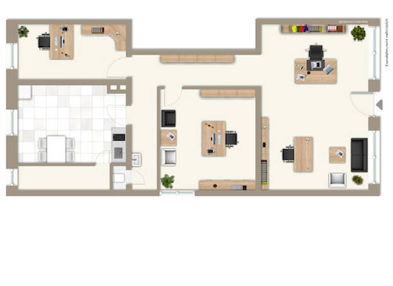 Bürofläche zur Miete 700 € 4 Zimmer 74 m² Bürofläche Donauwörth 86609