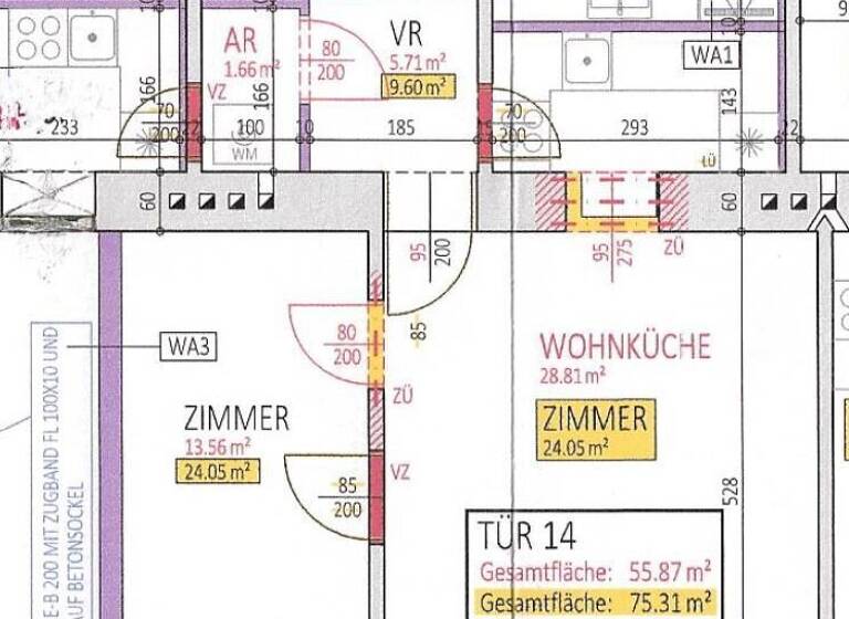 Wohnung zum Kauf - Erstbezug 275.000 € 2 Zimmer 55,9 m² 2. Geschoss Laubeplatz 2 Wien 1100