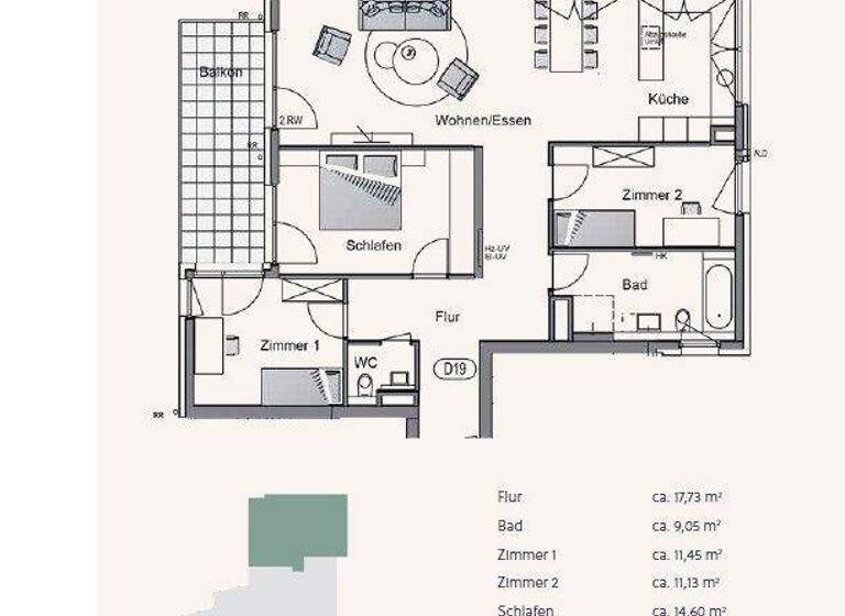 Wohnung zum Kauf provisionsfrei 599.000 € 4 Zimmer 113,4 m² 3. Geschoss Bietigheim Bietigheim-Bissingen 74321
