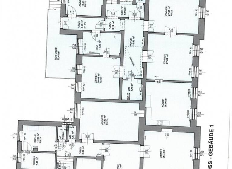 Villa zum Kauf 1.890.000 € 10,5 Zimmer 500 m² 2.203 m² Grundstück Erzherzog Wilhelm-Ring Baden 2500