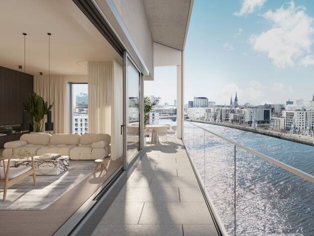 Studio zum Kauf - Erstbezug provisionsfrei 2.641.000 € 4 Zimmer 144,7 m² 9. Geschoss HafenCity Hamburg 20457
