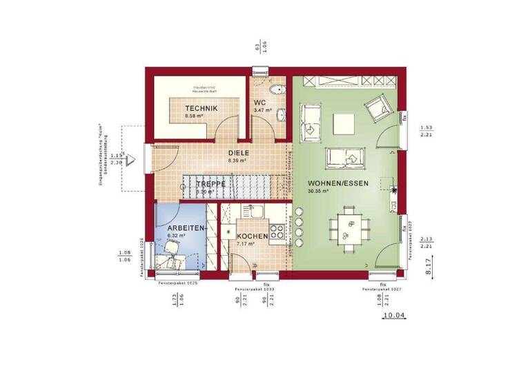 Einfamilienhaus zum Kauf provisionsfrei 516.965 € 5 Zimmer 131 m² 450 m² Grundstück Issel Schweich 54338