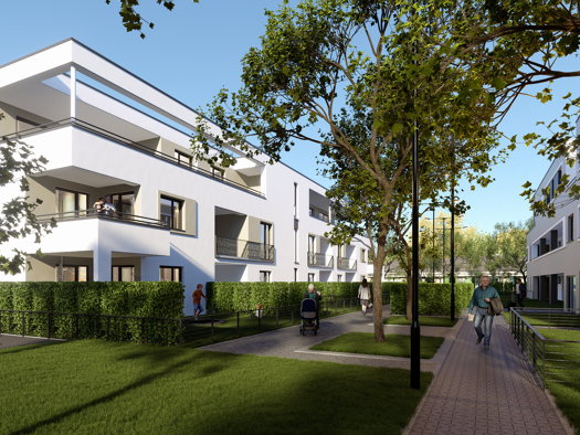 Wohnung zum Kauf provisionsfrei 361.000 € 2 Zimmer 61,1 m² 2. Geschoss Germanenstr. 20 Foret Langweid am Lech 86462