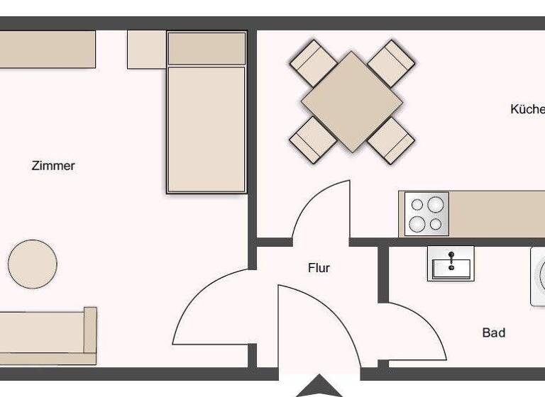 Wohnung zum Kauf 119.000 € 1,5 Zimmer 38 m² 2. Geschoss Seeleinsbühl Nürnberg 90429