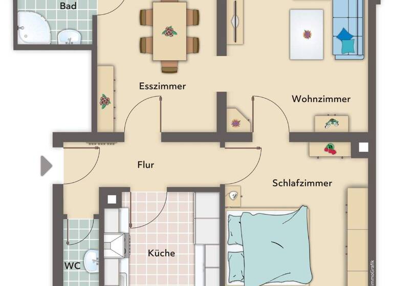 Wohnung zum Kauf 145.000 € 3 Zimmer 55 m² Sachsenweiler Backnang 71522