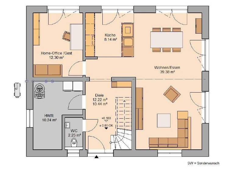 Einfamilienhaus zum Kauf provisionsfrei 423.650 € 5 Zimmer 143 m² 750 m² Grundstück Röhrsdorf Chemnitz 09247