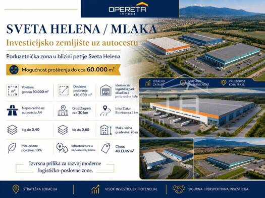 Wohn- und Gewerbegrundstück zum Kauf 1.182.520 € Sveti Ivan Zelina 10380
