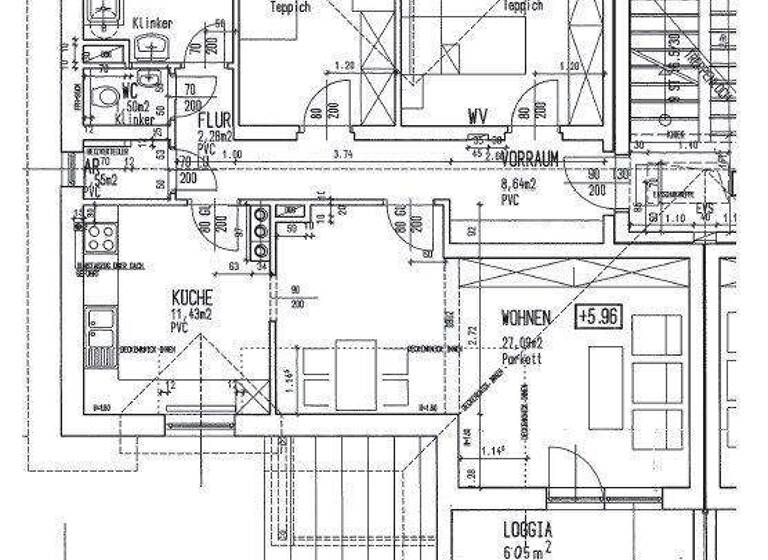 Wohnung zur Miete 595 € 3 Zimmer 86,2 m² Dorf/Pram 59 Dorf an der Pram 4751