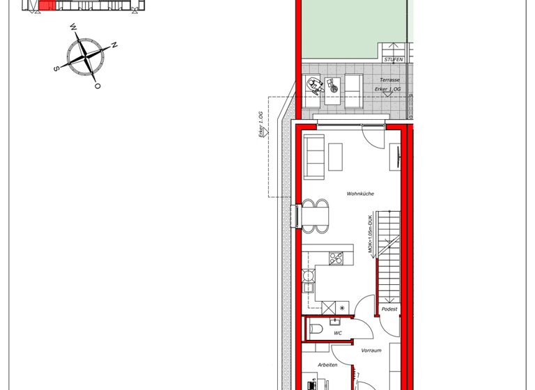 Reihenendhaus zum Kauf provisionsfrei 889.900 € 5 Zimmer 133 m² 140 m² Grundstück frei ab sofort Hungereckstraße 54 Wien(Stadt) 1230